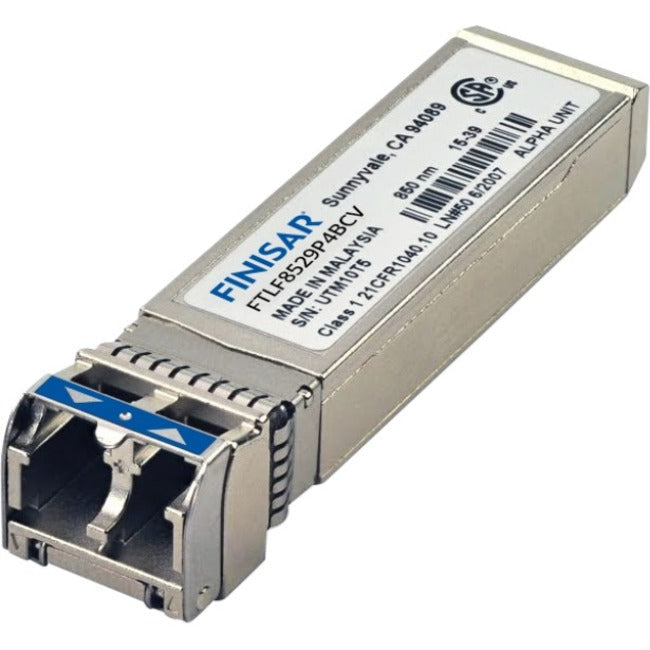 Finisar 8G Fibre Channel (8GFC) 10km SFP+ Optical Transceiver FTLF8529P4BCV