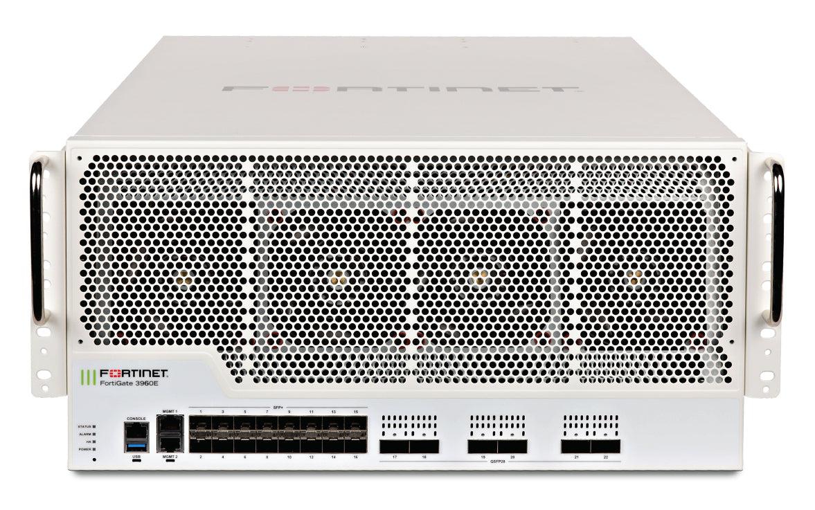 Fortinet Fortigate-3960E-Dc Hardware Plus 5 Year 24X7 Forticare And Fortiguard Unified Threat Protection (Utp)