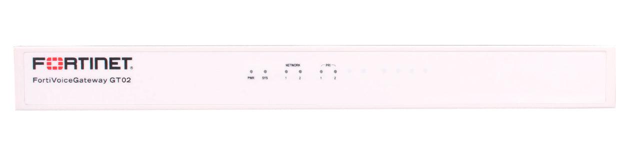 Fortinet Fortivoicegateway Gt02, 2 X 10/100/1000 Ports, 2 X Pri (T1/E1) Voice Gateway