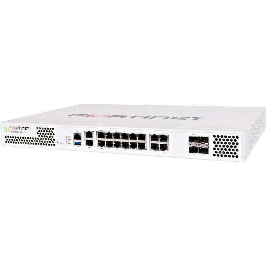 Fortinet Fortigate-201E Hardware Plus 3 Year 24X7 Forticare And Fortiguard Enterprise Protection