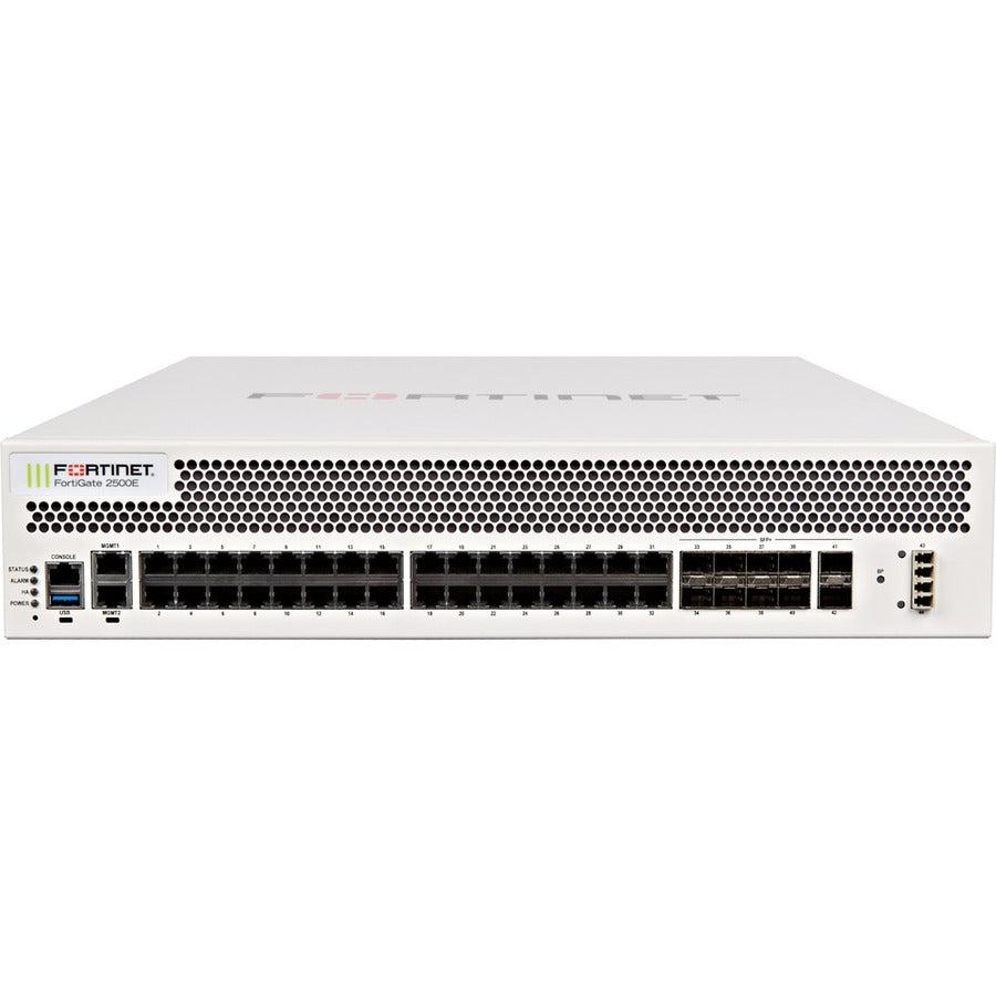 Fortinet Fortigate-2500E Hardware Plus 1 Year 24X7 Forticare And Fortiguard Enterprise Protection