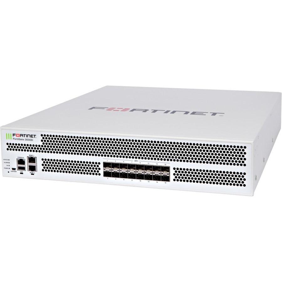 Fortinet Fortigate-3000D Hardware Plus 1 Year 24X7 Forticare And Fortiguard Enterprise Protection