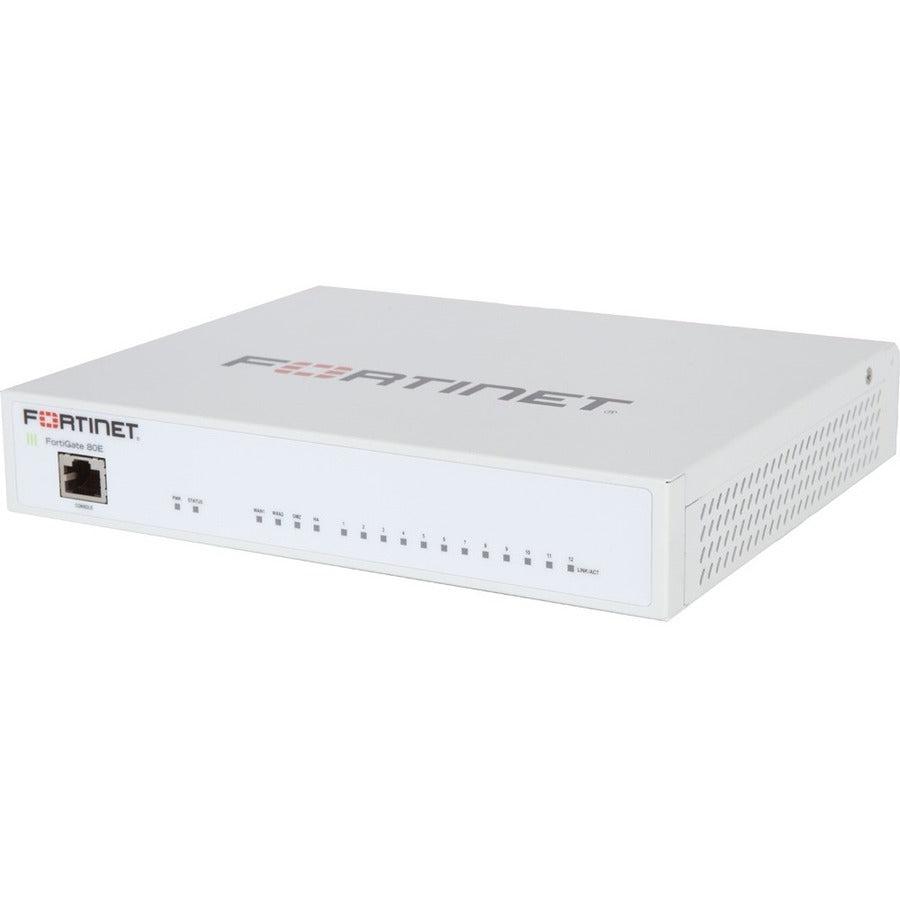 Fortinet Fortigate-80E-Poe Hardware Plus 1 Year 24X7 Forticare And Fortiguard Enterprise Protection
