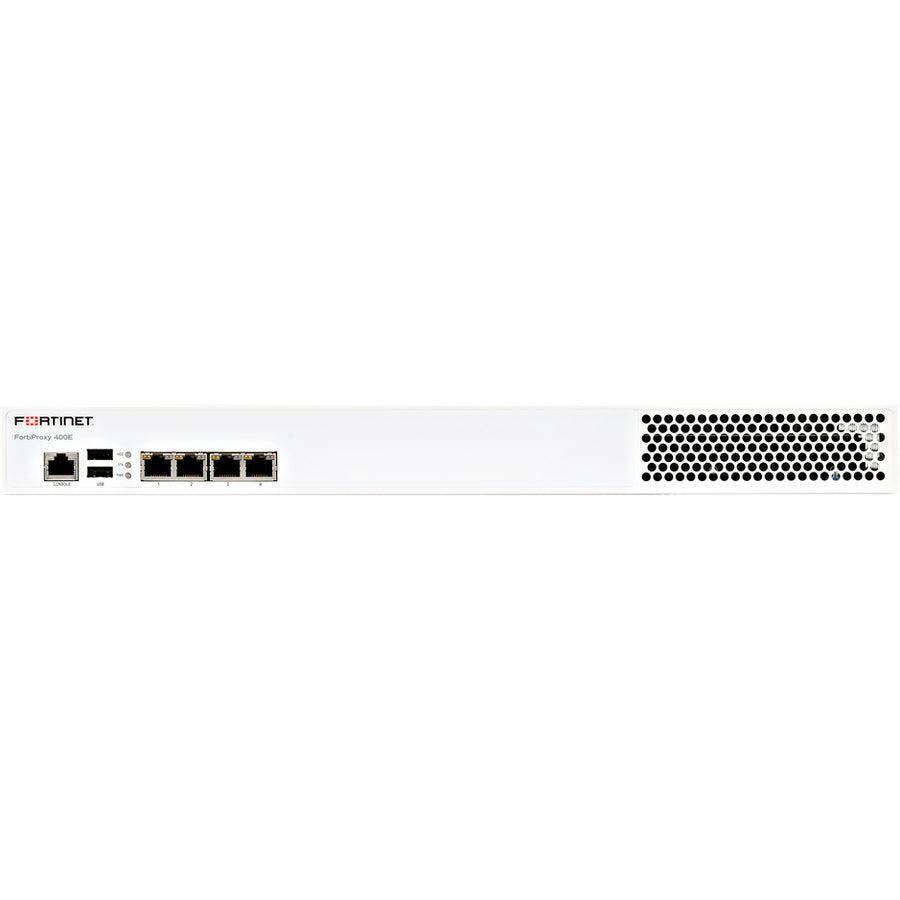 Fortinet Fortiproxy-400E, 4 X Gbe Rj45, Cp9 Hardware Accelerated (2 X Cp9 Chips), 4Tb (2Tb X 2) Storage, Optional Redundant Psu