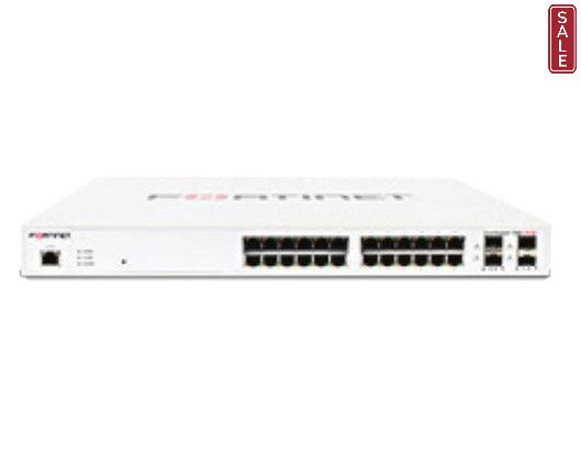 Fortinet L2+ Managed Poe Switch With 24Ge +4Sfp, 24Port Poe With Max 370W Limit And Smart Fan Temperature Control