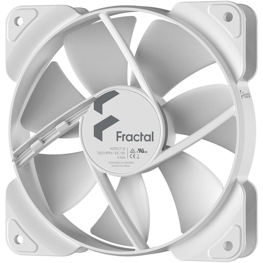 Fractal Design Aspect 12 White 120 Mm 1200 Rpm Computer Case Fan Fd-F-As1-1202 (White)