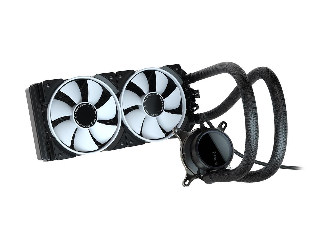 Fractal Design Celsius+ S24 Prisma Pwm Argb 240Mm Silent Performance Slim Radiator Aio Cpu Liquid/Water Cooler