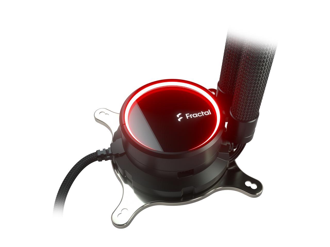 Fractal Design Celsius+ S24 Prisma Pwm Argb 240Mm Silent Performance Slim Radiator Aio Cpu Liquid/Water Cooler