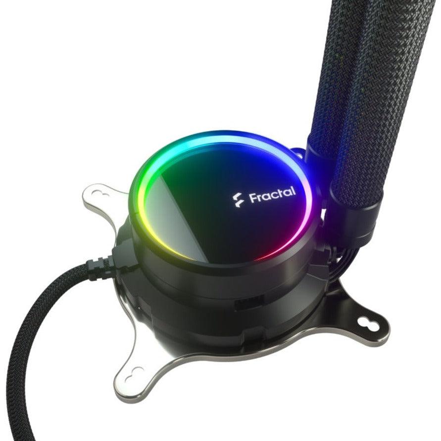 Fractal Design Celsius+ S24 Prisma Pwm Argb 240Mm Silent Performance Slim Radiator Aio Cpu Liquid/Water Cooler
