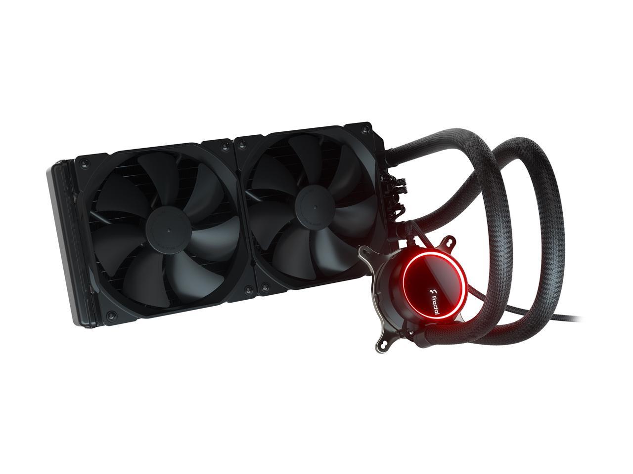 Fractal Design Celsius+ S28 Dynamic X2 Pwm Black 280Mm Silent Performance Slim Radiator Aio Cpu Liquid/Water Cooler