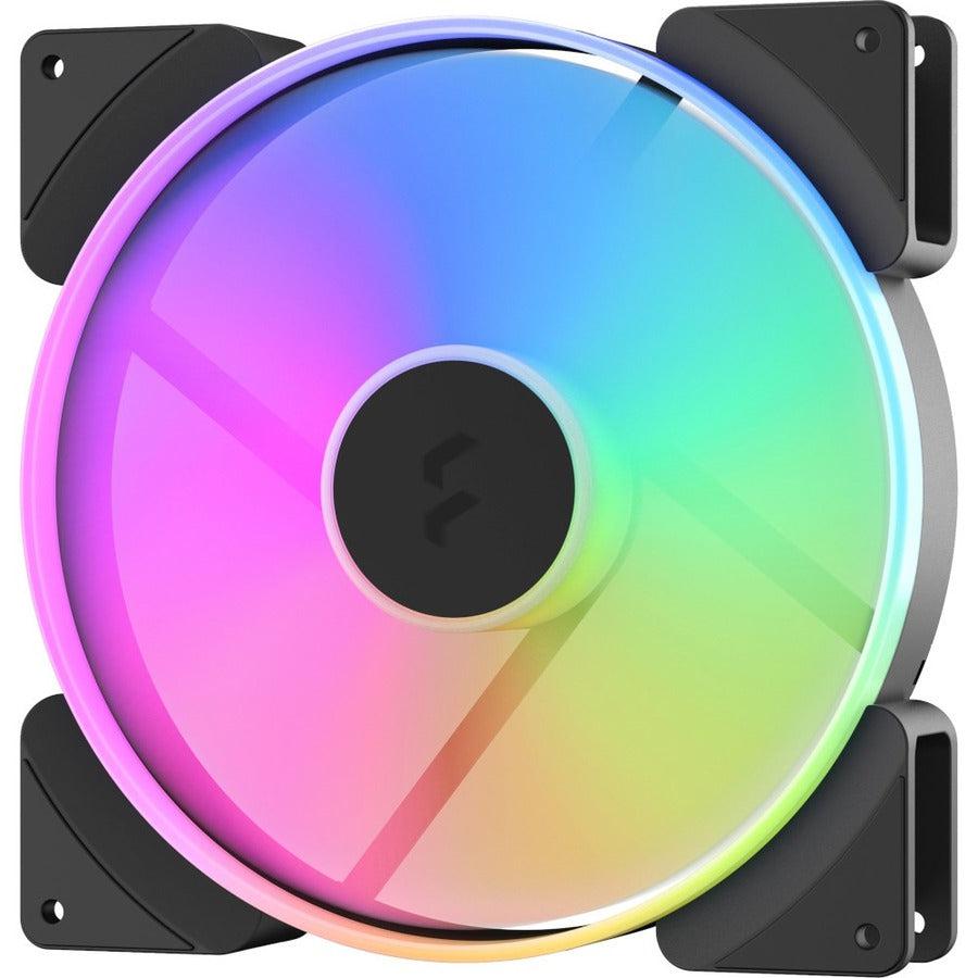 Fractal Design Prisma Al-18 Pwm 180 Mm Addressable Rgb Led Lls Bearing Computer Case Fan - Fd-Fan-Pri-Al18-Pwm