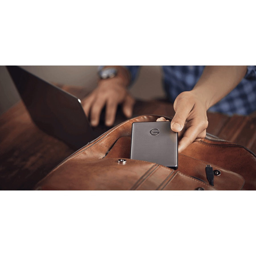 G-Technology G-DRIVE mobile USB-C 4 TB Portable Hard Drive - 2.5 External - Space Gray" 0G10347-1