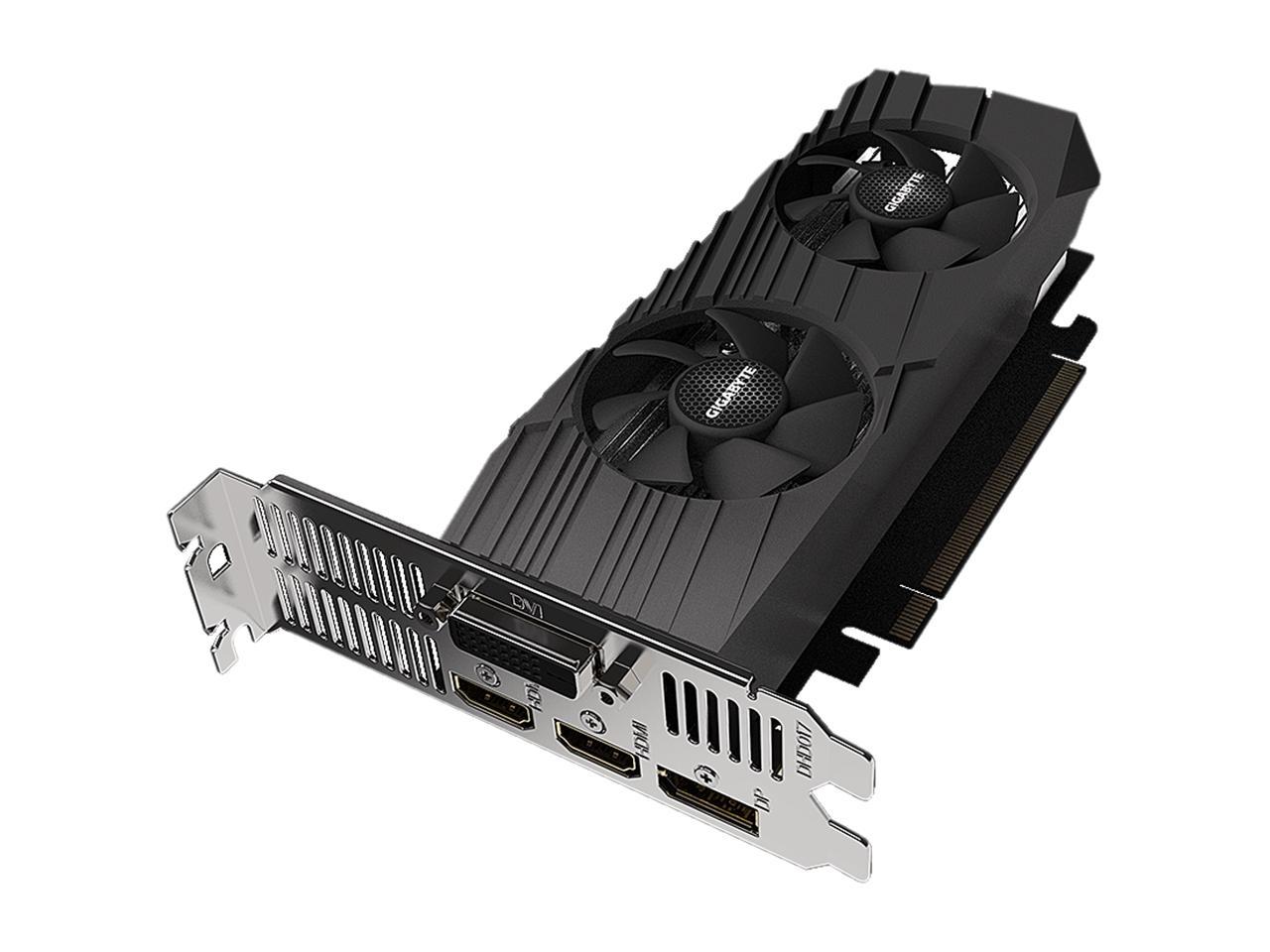 Gigabyte Geforce Gtx 1650 4Gb Gddr6 Pci Express 3.0 X16 Low Profile Ready Video Card Gv-N1656Oc-4Gl