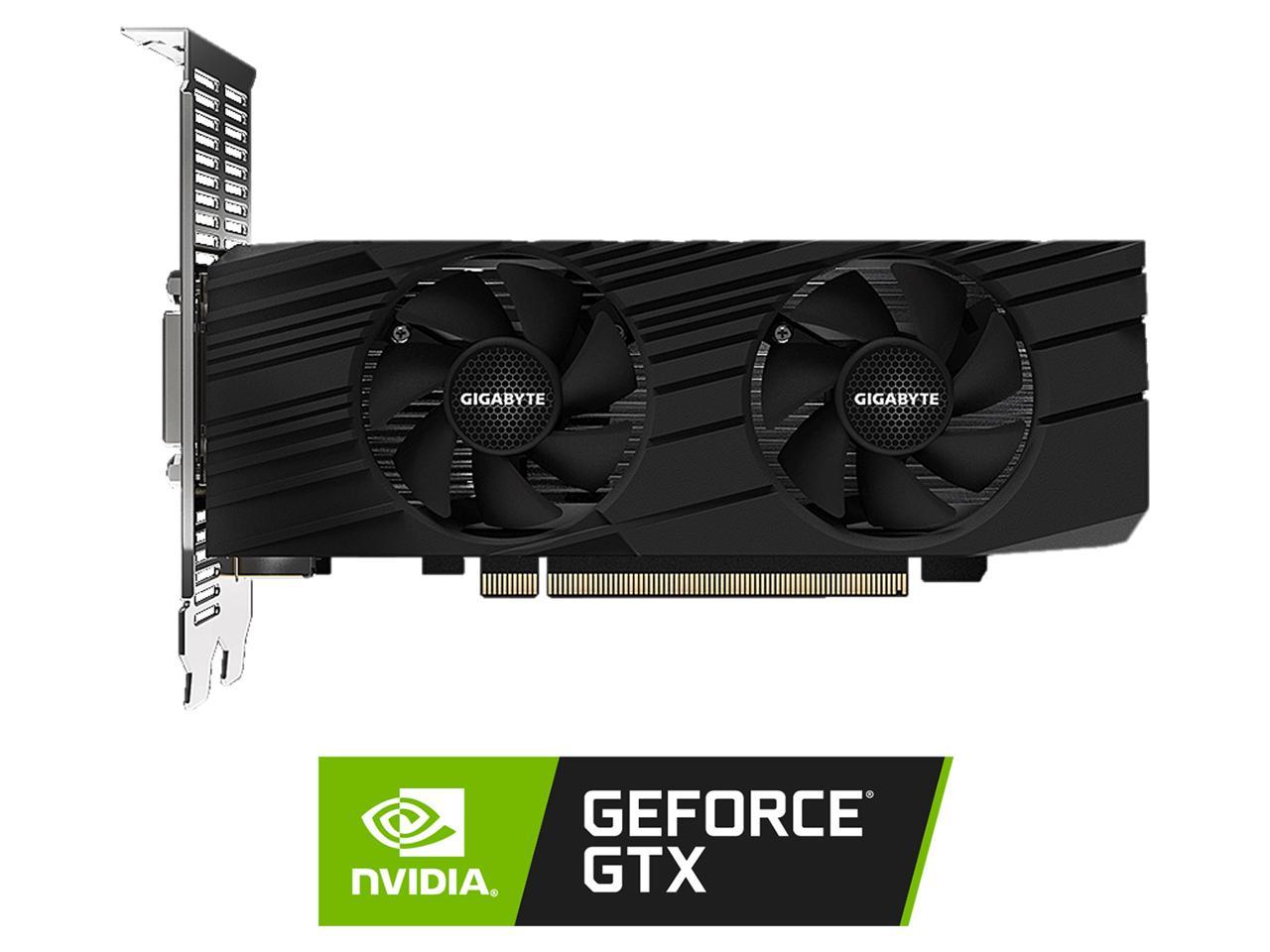 Gigabyte Geforce Gtx 1650 4Gb Gddr6 Pci Express 3.0 X16 Low Profile Ready Video Card Gv-N1656Oc-4Gl