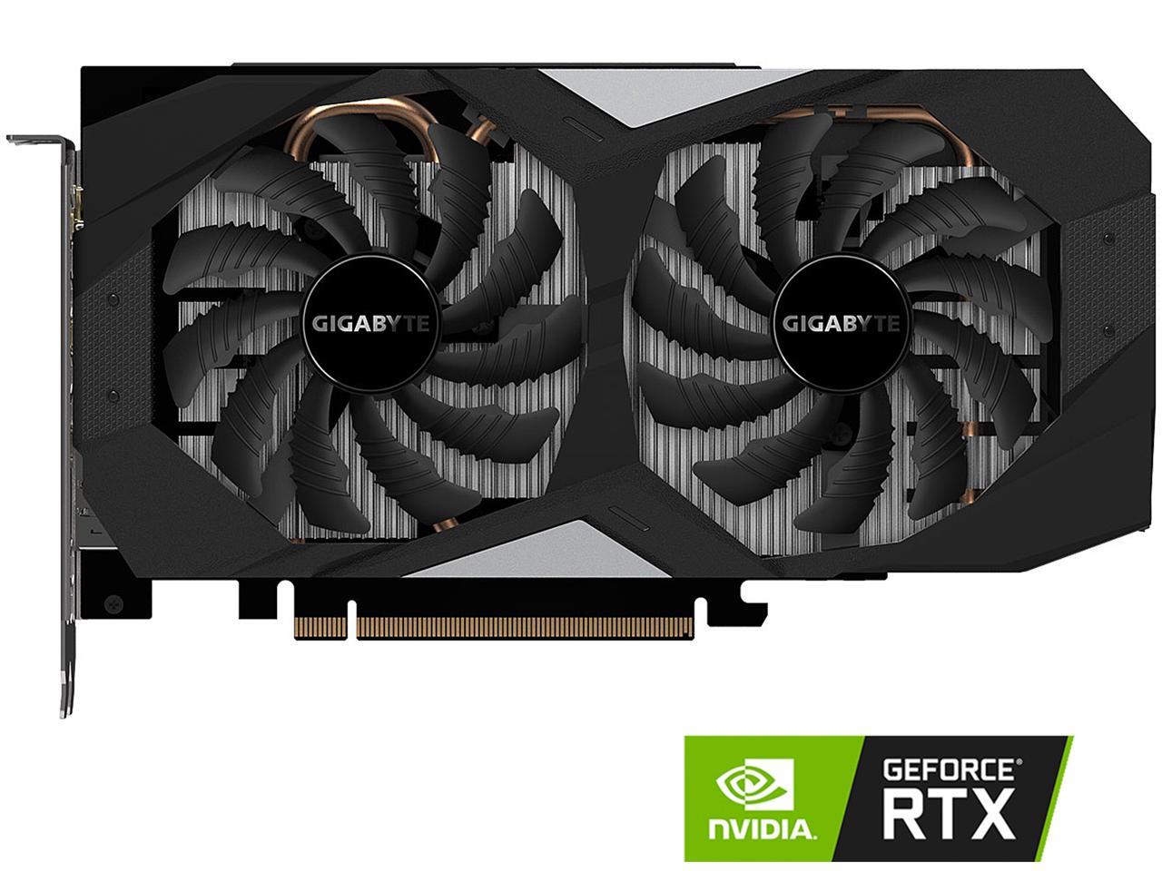 Gigabyte Geforce Rtx 2060 Oc 6G Graphics Card, 2 X Windforce Fans, 6Gb 192-Bit Gddr6, Gv-N2060Oc-6Gd Video Card