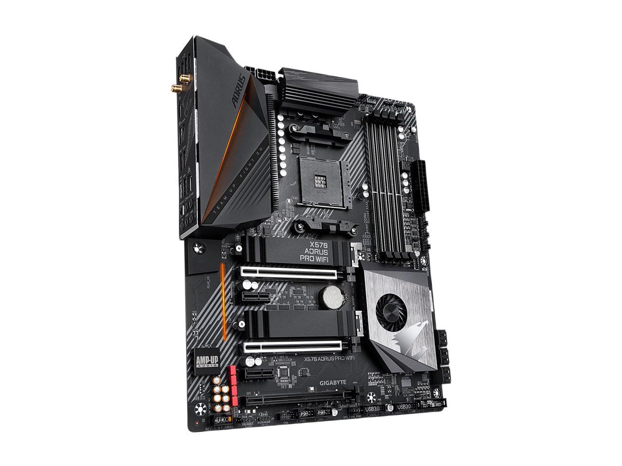 Gigabyte X570 Aorus Pro Wifi Amd Ryzen 3000 Pcie 4.0 Sata 6Gb/S Usb 3.2 Amd X570 Atx Motherboard