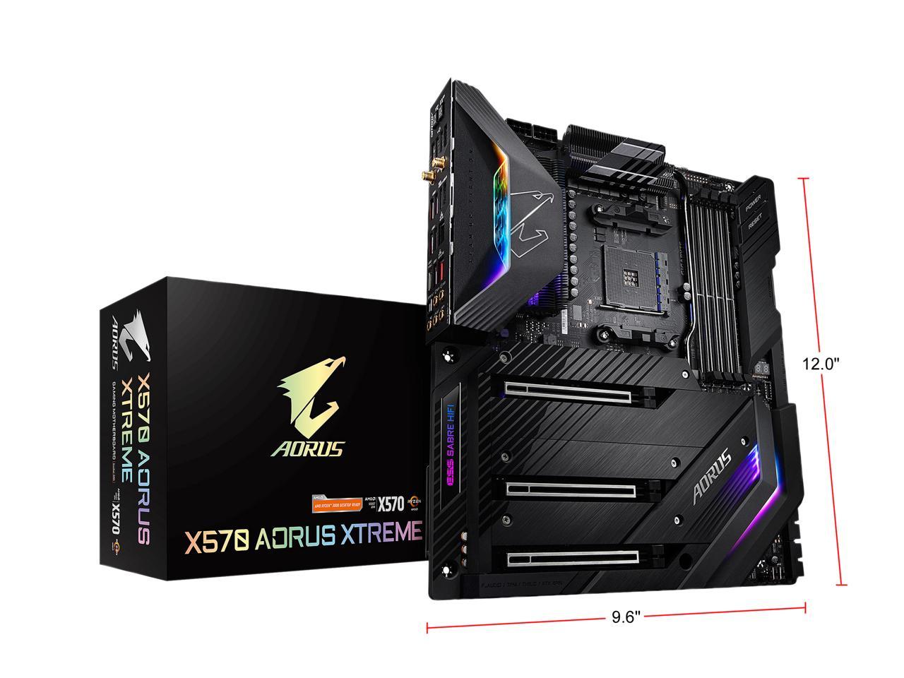 Gigabyte X570 Aorus Xtreme Amd Ryzen 3000 Pcie 4.0 Sata 6Gb/S Usb 3.2 Amd X570 E-Atx Motherboard