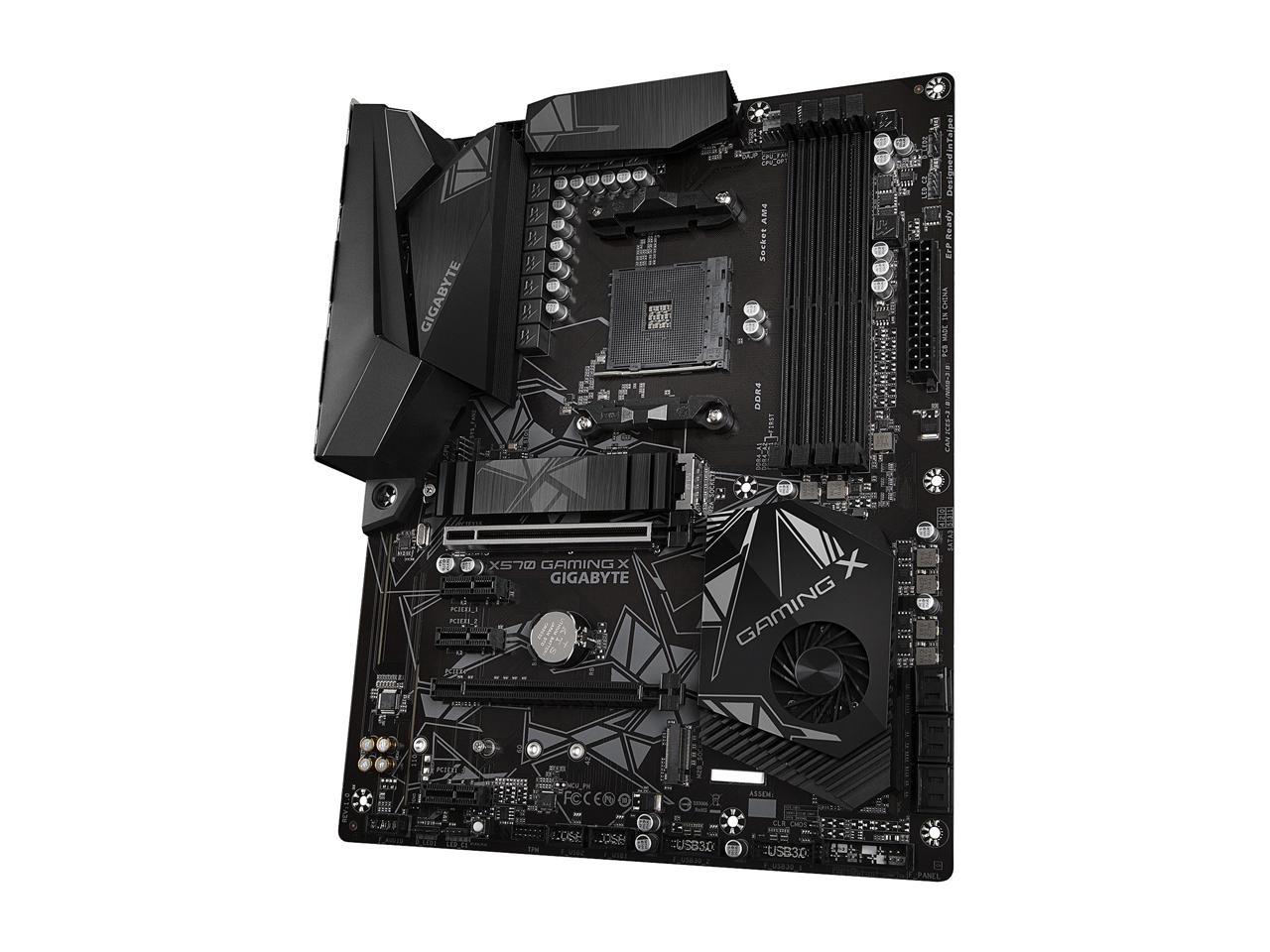 Gigabyte X570 Gaming X Amd Ryzen 3000 Pcie 4.0 Sata 6Gb/S Usb 3.2 Amd X570 Atx Motherboard