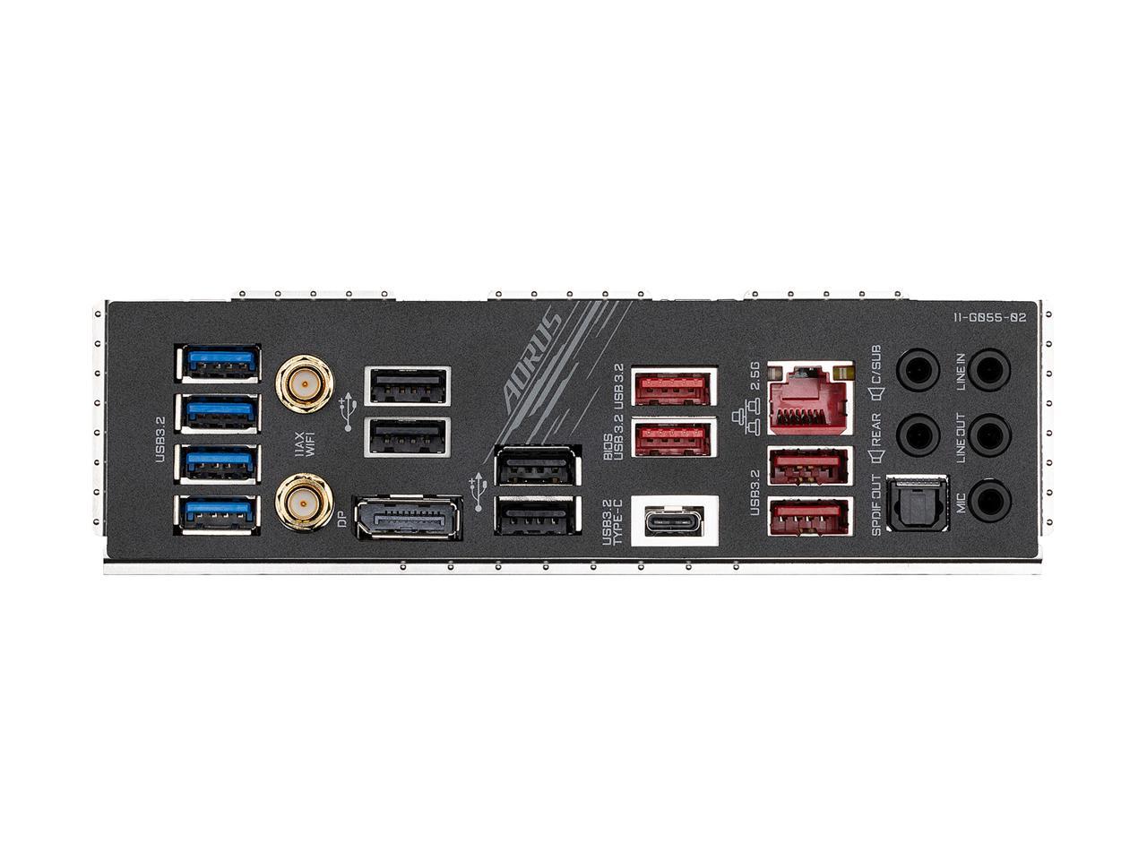 Gigabyte Z590 Aorus Ultra Lga 1200 Intel Z590 Sata 6Gb/S Atx Intel Motherboard