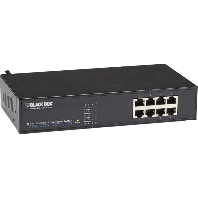 Gigabit Ethernet Switch - LGB408A-R2 Industrial Network Switch | Black Box