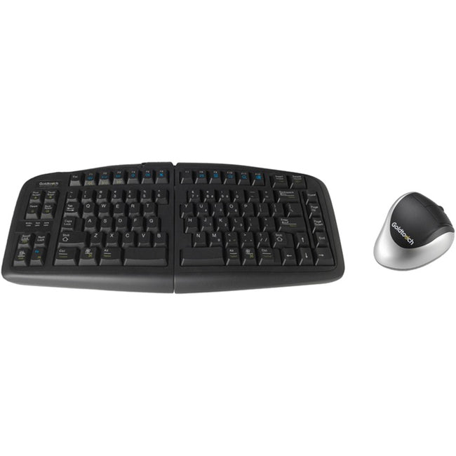 Goldtouch Gtu-0088 Keyboard Wired & Kov-Gtm-L Left Hand Mouse Bundle GTF-KLH
