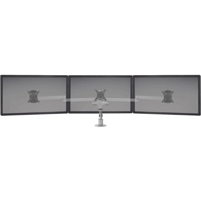 HAT Design Works Staxx STX-03W-124 Mounting Arm for Monitor - Silver - Landscape/Portrait