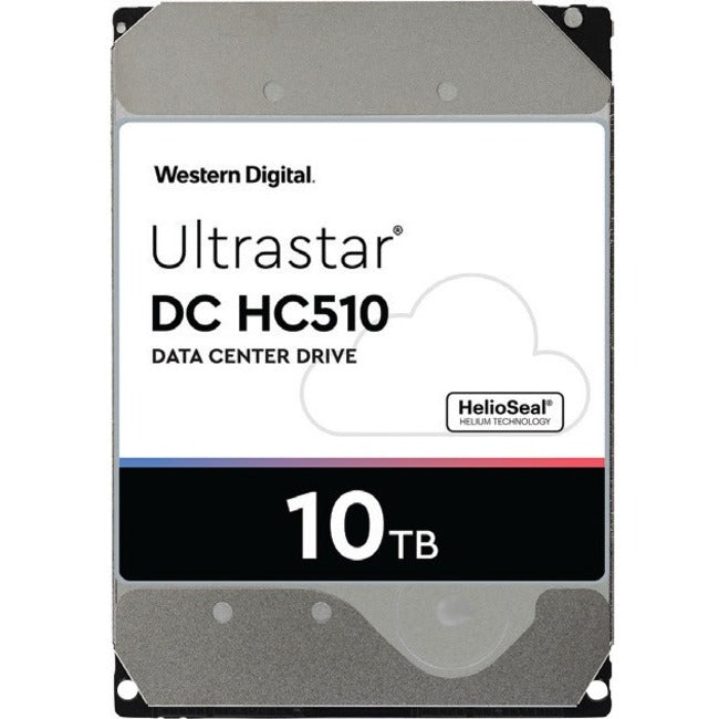 HGST Ultrastar DC HC510 10 TB Hard Drive - Internal - SAS (12Gb/s SAS) - 3.5 Carrier" 1EX0483