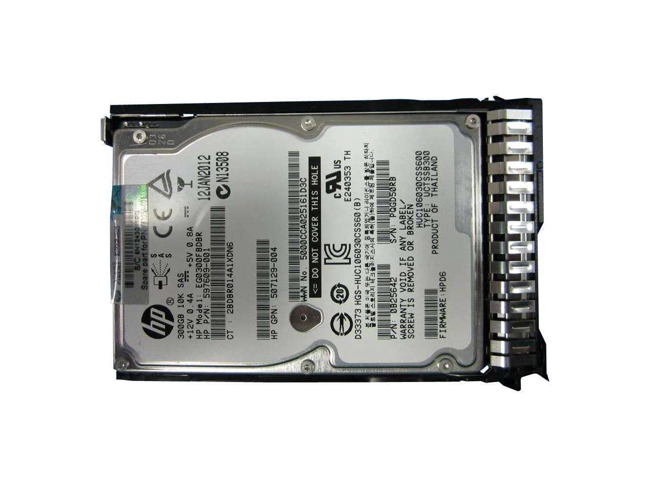 Hp 653955-001 - 300Gb 2.5" Sas 10K 6Gb/S Sc Enterprise Hard Drive