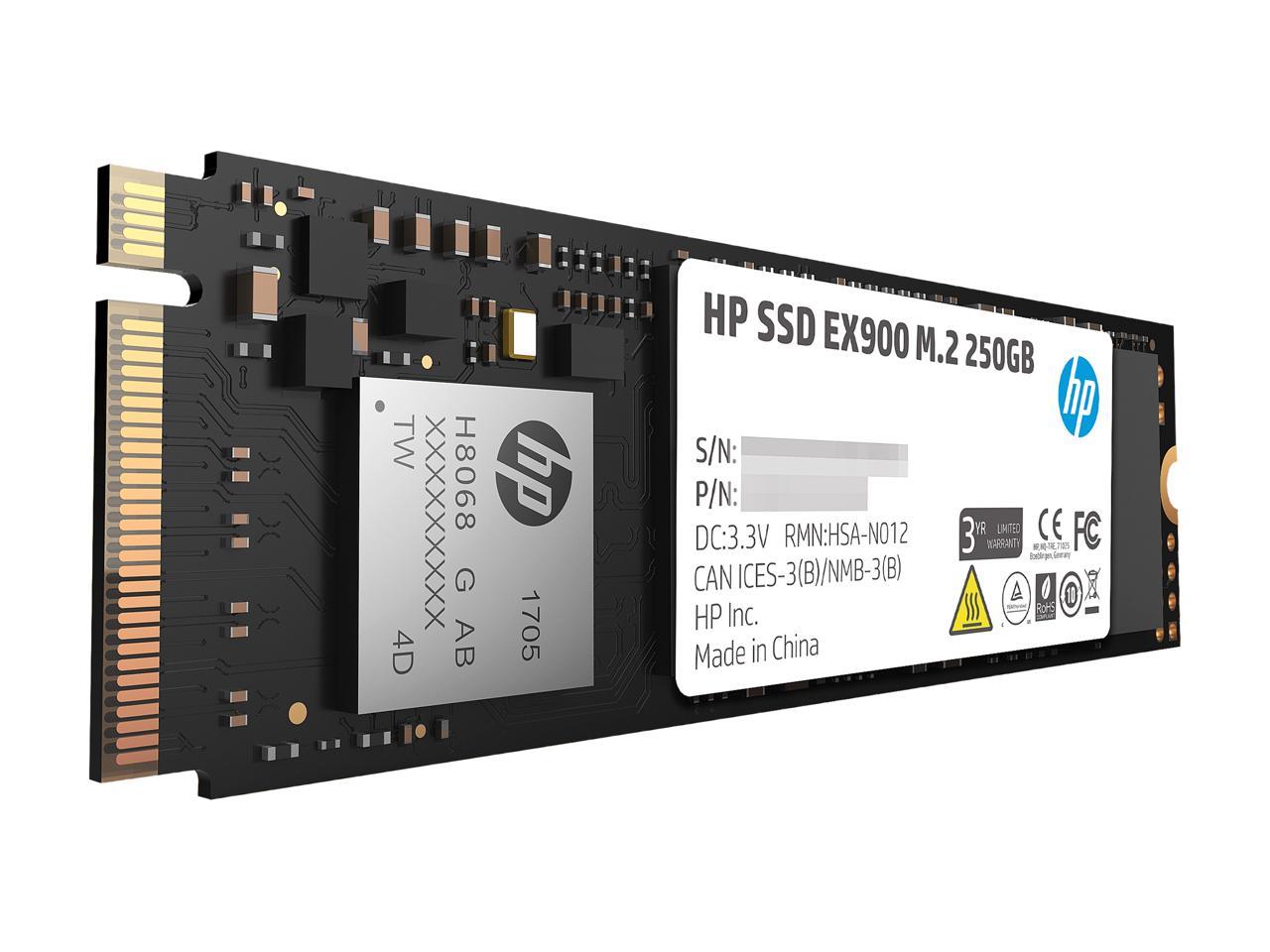 Hp Ex900 Series M.2 250Gb Pci-Express 3.0 X4 Nvme Internal Solid State Drive