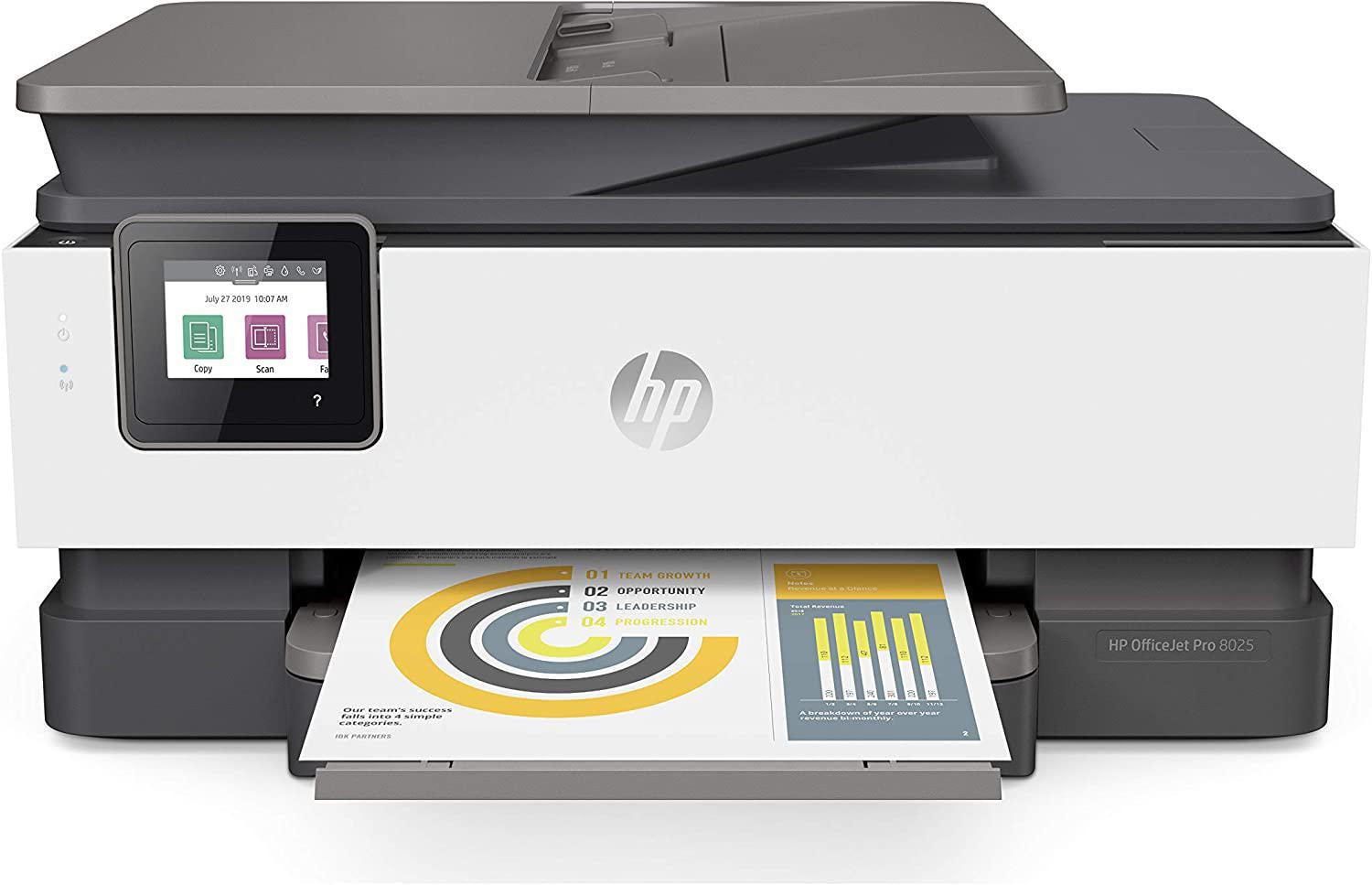 Hp Officejet Pro 8025 All-In-One Wireless Printer, Smart Home Office Productivity