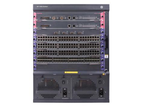 HPE FlexNetwork 7506 Modular Switch Chassis with 2x2.4Tbps Fabric - Enterprise Core Switch | JH332A