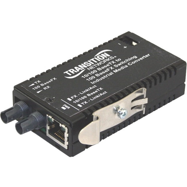 Hardened Mini Media Converter Fast Ethernet 10/100Base-TX to 100Base-FX | TecISoft M/E-ISW-FX-02
