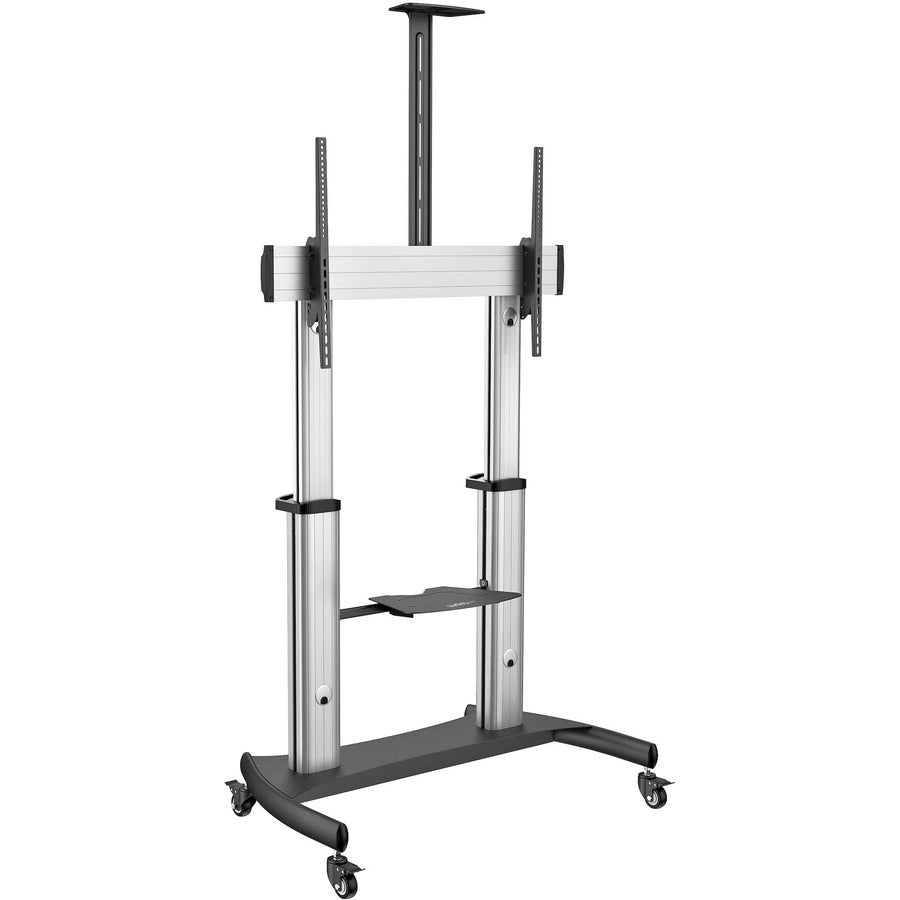 Heavy Duty Mobile TV Stand - Rolling Cart for 60-100" Display | StarTech STNDMTV100