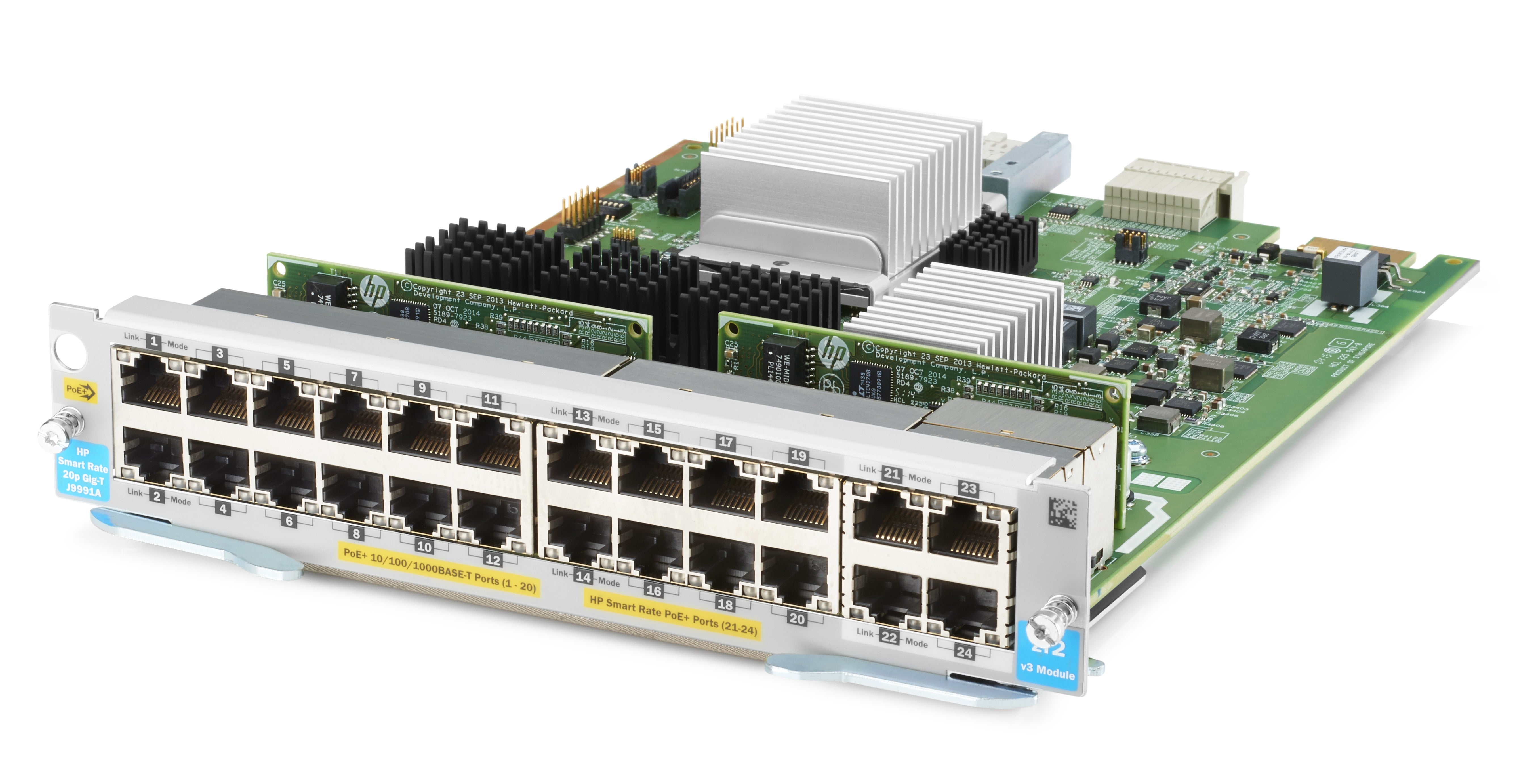 Hewlett Packard Enterprise Aruba 20-Port 10/100/1000Base-T Poe+ / 4-Port 1/2.5/5/10Gbase-T Poe+ Macsec V3 Zl2 Network Switch Module