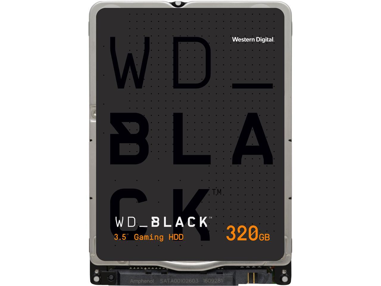 High Performance Mobile Hard Drive 320GB - WD Black 7200 RPM SATA | Western Digital WD3200LPLX