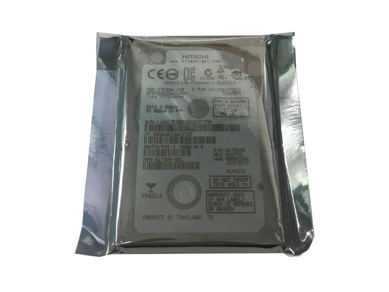 Hitachi Gst Travelstar Z7K320 Hts723225A7A364 (0A78742) 250Gb 7200 Rpm 16Mb Cache Sata 3.0Gb/S 2.5" Internal Notebook Hard Drive Bare Drive