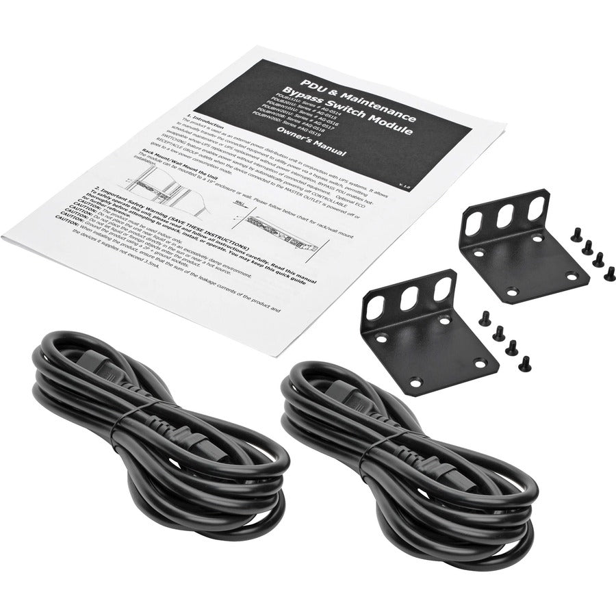 Hot-Swap PDU Manual Transfer Switch - 6 C13 Outlets Dual Input 1U Rack Mount | Tripp Lite PDUBHV101U