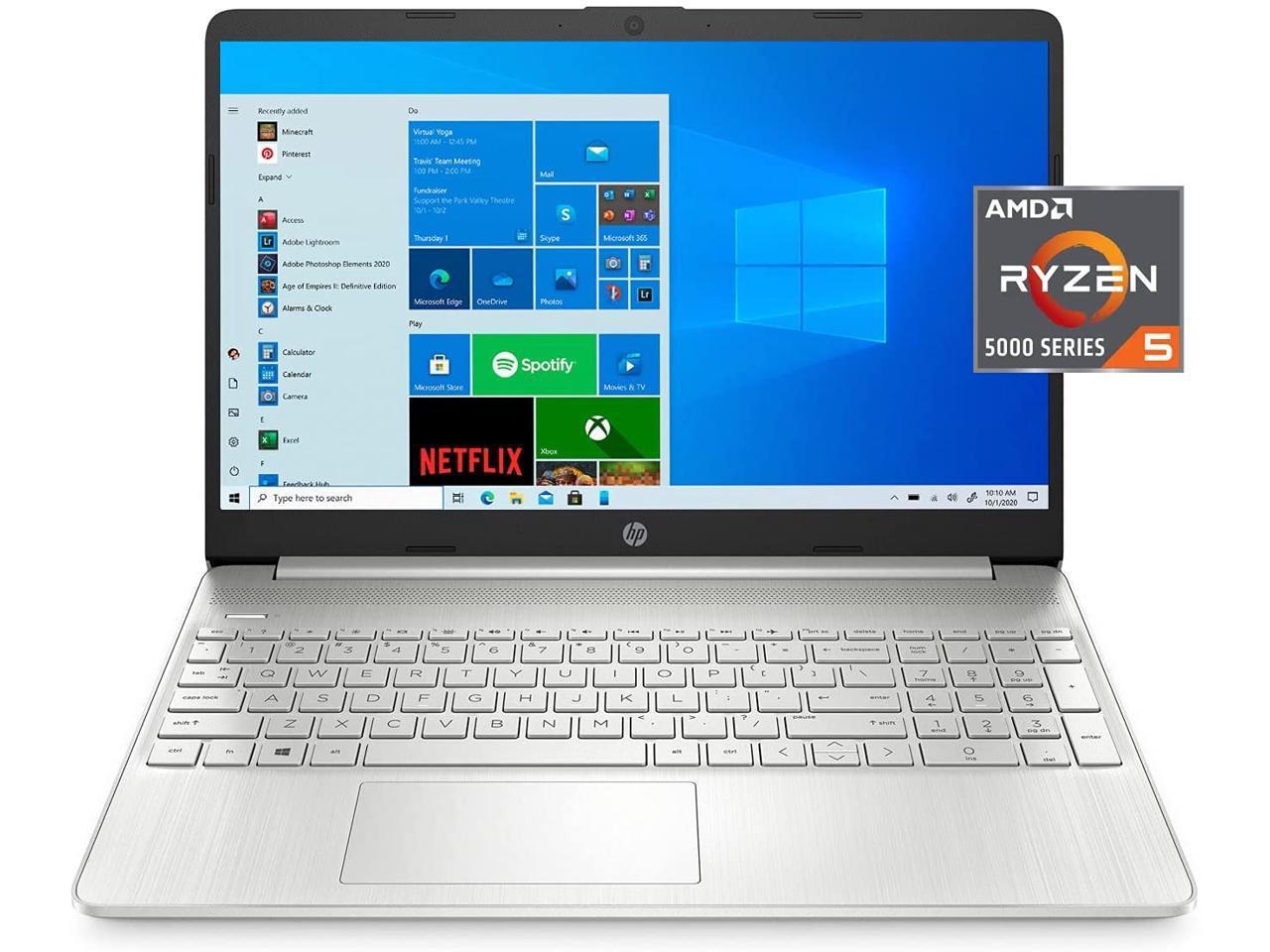 Hp 15.6 Inch Full Hd Custmized Laptop For Business And Student | Amd 6-Cores Ryzen 5-5500 (Beat B03205-32-256-0