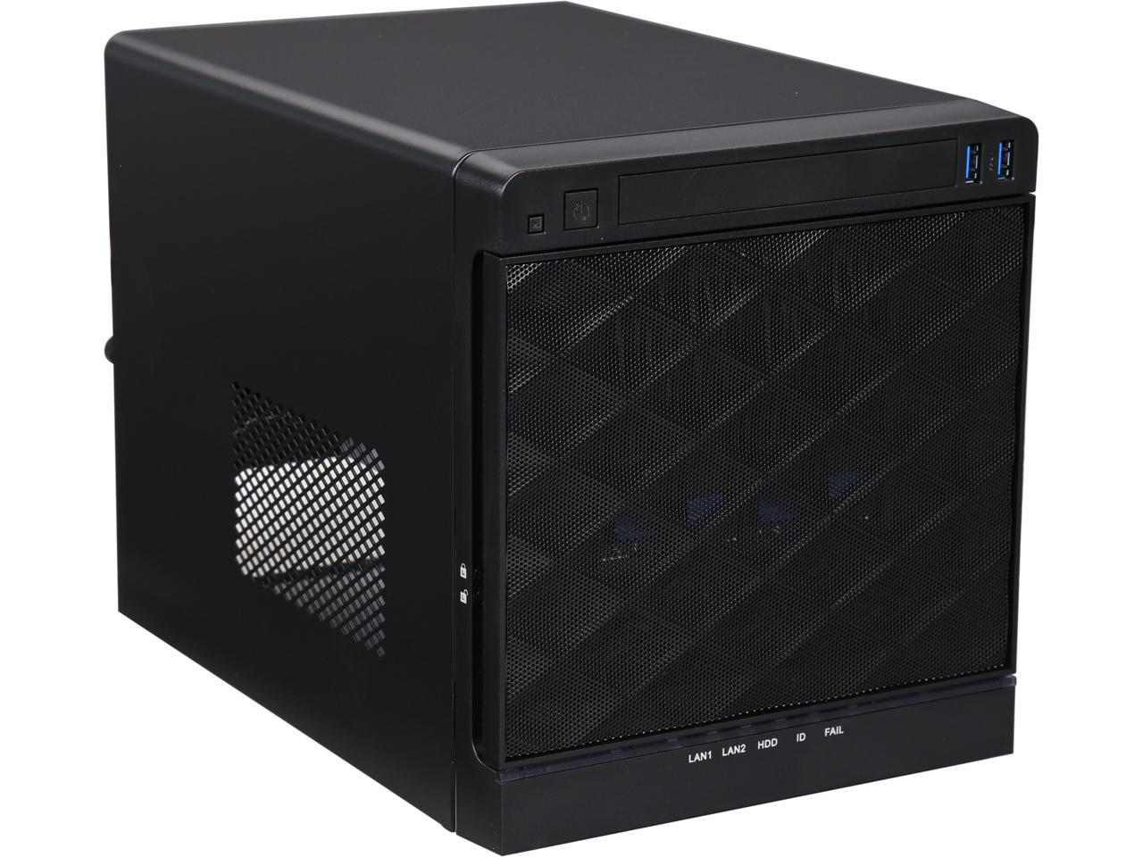 In Win Iw-Ms04-01-S265 Black 0.8 Mm Sgcc Mini Itx (M/B Cooler Maximum 65Mm) Tower Mini 4 Bay