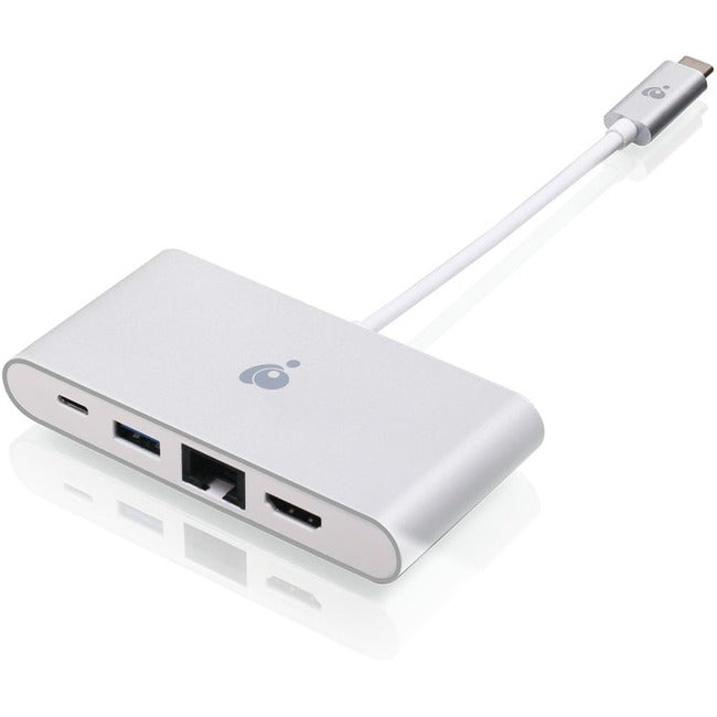 Iogear Usb-C 4K Multiport Adapter (Hdmi, Gbe, Usb Type-A, Usb-C)