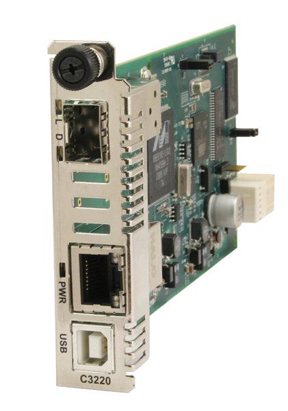 ION Gigabit Ethernet Remotely Managed NID Module 10/100/1000Base-T - Transition Networks C3221-1040 | TecISoft