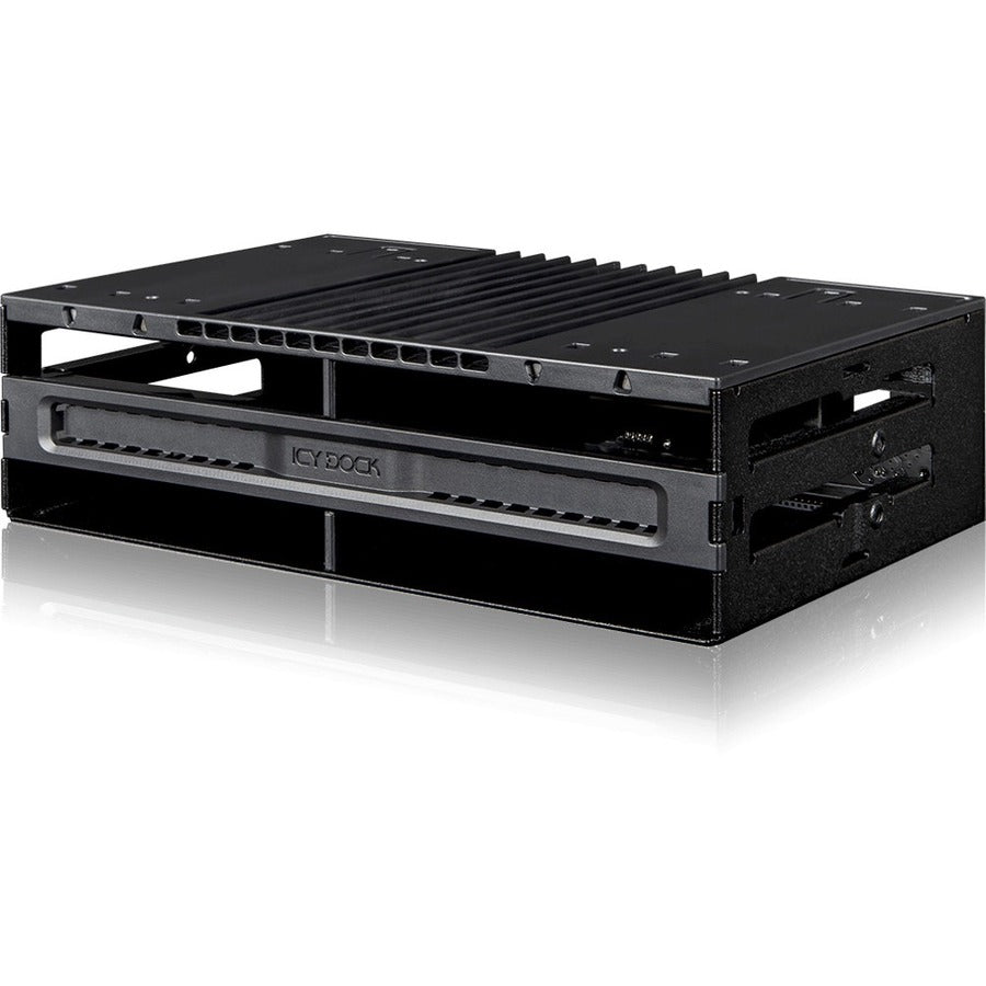 Icy Dock FlexiDOCK MB024SP-B Drive Enclosure 12Gb/s SAS, SATA/600 - Serial ATA/600 Host Interface External - Black