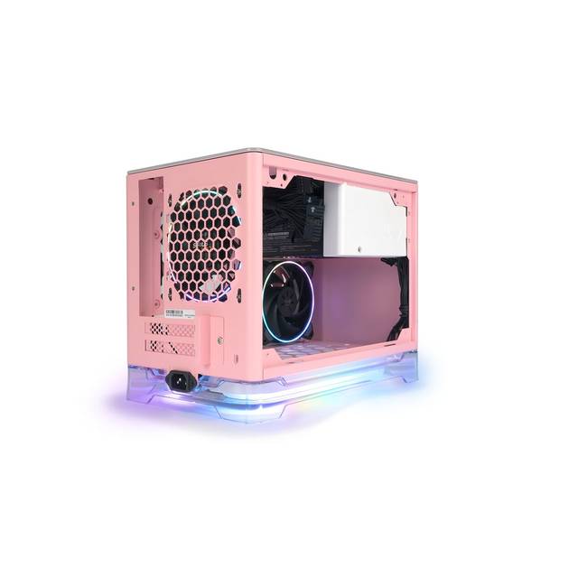 In-Win A1 Plus Pink Mini-Itx Tower With Integrated Argb Lighting - 650W Gold Power Supply