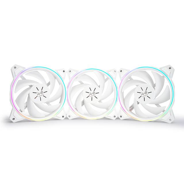 In Win Sirius Pure Asp120 Addressable Rgb Fan Kit White 120Mm (Triple Pack)