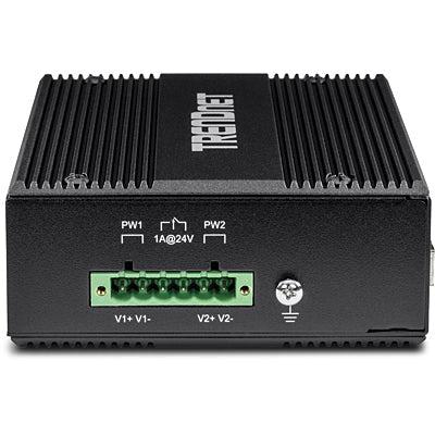 Industrial PoE Switch DIN Rail - 6 Port Gigabit Hardened Switch | TecISoft TI-UPG62