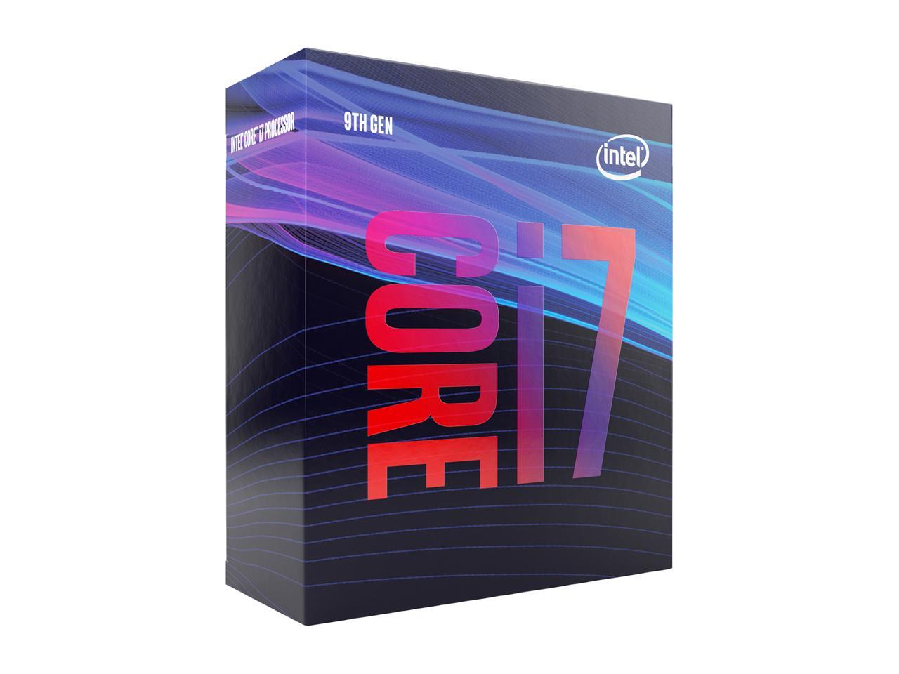 Intel Core I7-9700 Coffee Lake Processor 3.0Ghz 8.0Gt/S 12Mb Lga 1151 Cpu, Retail