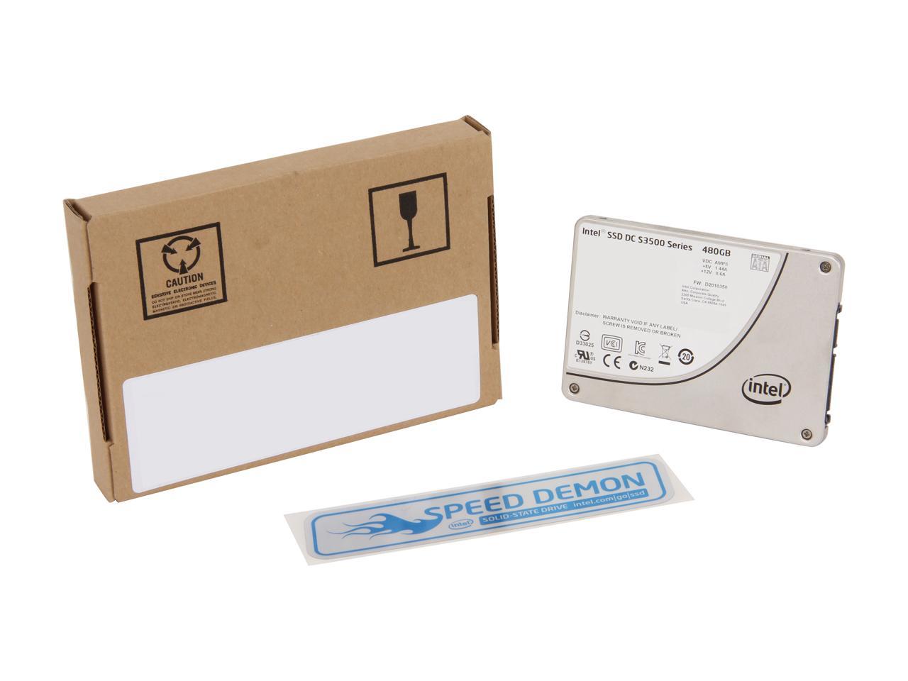 Intel Dc S3500 Ssdsc2Bb480G401 2.5" 480Gb Sata 3.0 6Gb/S Mlc Solid State Drive