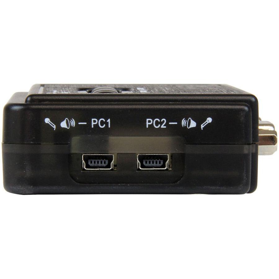 KVM Switch 2 Port - USB VGA Audio Computer Monitor Switch | StarTech.com SV211KUSB