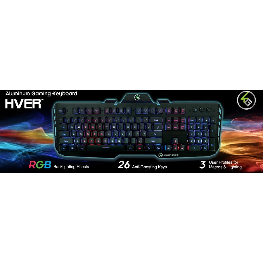 Kaliber Gaming HVER Gaming Keyboard with RGB GKB704D
