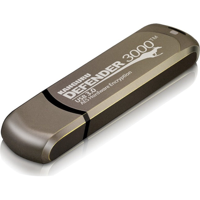 Kanguru Defender3000 FIPS 140-2 Certified Level 3, SuperSpeed USB 3.0 Secure Flash Drive, 128G KDF3000-128G